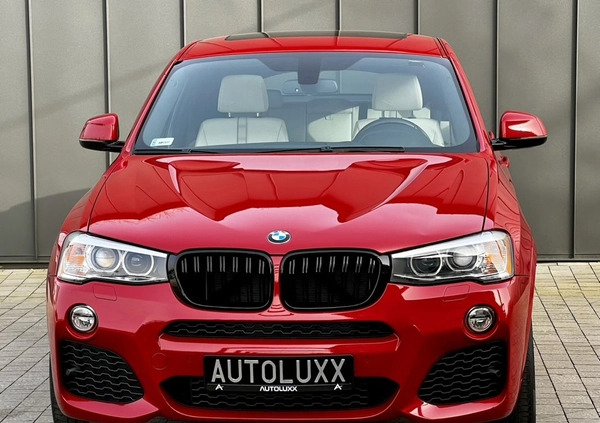 BMW X4 cena 99700 przebieg: 88000, rok produkcji 2015 z Oleszyce małe 781